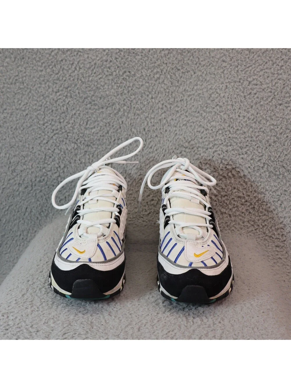 Nike Air Max 98 Premium White Nebula CI1901-102 Women sz 6.5